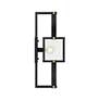 5_Raeburn 28" High Matte Black and Brass Outdoor Wall Light more views