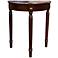 Raegan 24" Wide Cherry Finish Crescent End Table