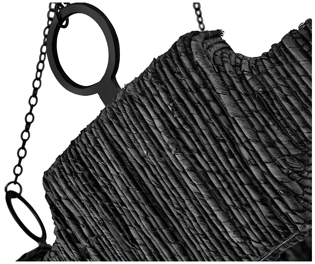 Image 6 Raffi 52" Wide Carbon Black 8-Light LED Linear Chandelier more views