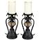 Raffine Set of 2 Pillar Style Candle Holders