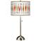 Ragnar 28" High Modern Tremble Shade Brushed Nickel Table Lamp