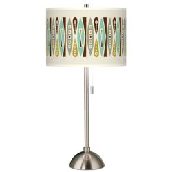 Ragnar 28" High Vernaculis II Shade Brushed Nickel Table Lamp