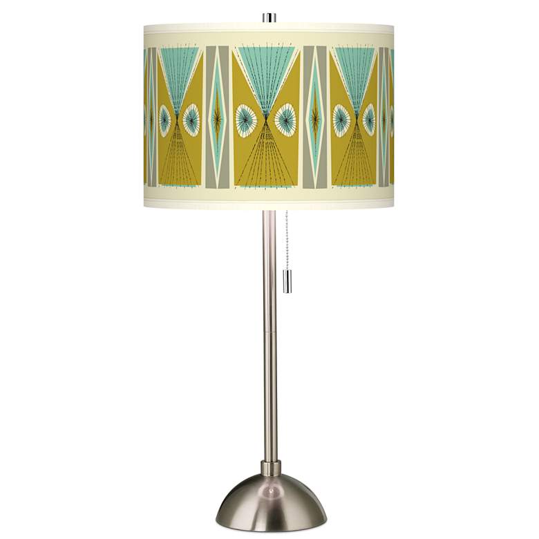 Image 2 Ragnar 28" High Vernaculis III Shade Brushed Nickel Table Lamp