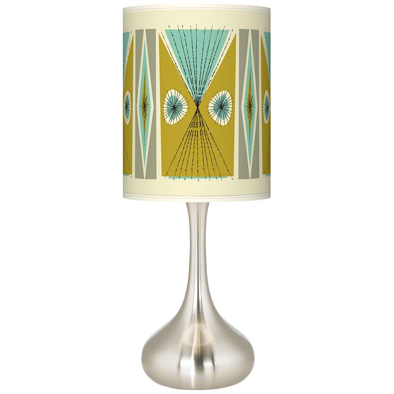 Image 1 Ragnar Droplet 23 1/2" Vernaculis III Brushed Nickel Modern Table Lamp