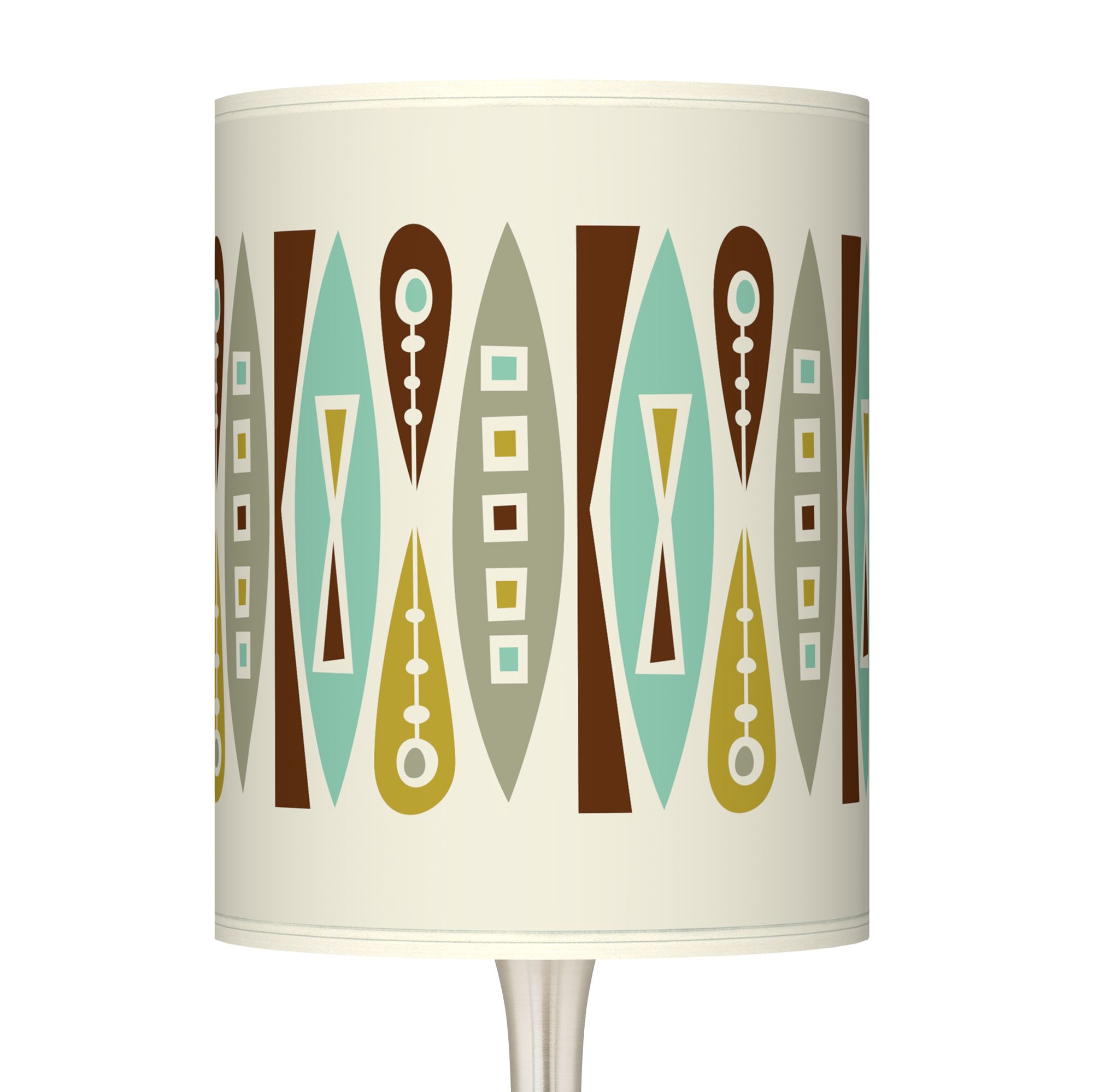 Image 3 Ragnar Droplet 28" High Vernaculis II Shade Brushed Nickel Table Lamp more views