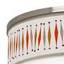 2_Ragnar Liz  20 1/4" Wide Tremble Shade Pattern Modern Ceiling Light more views