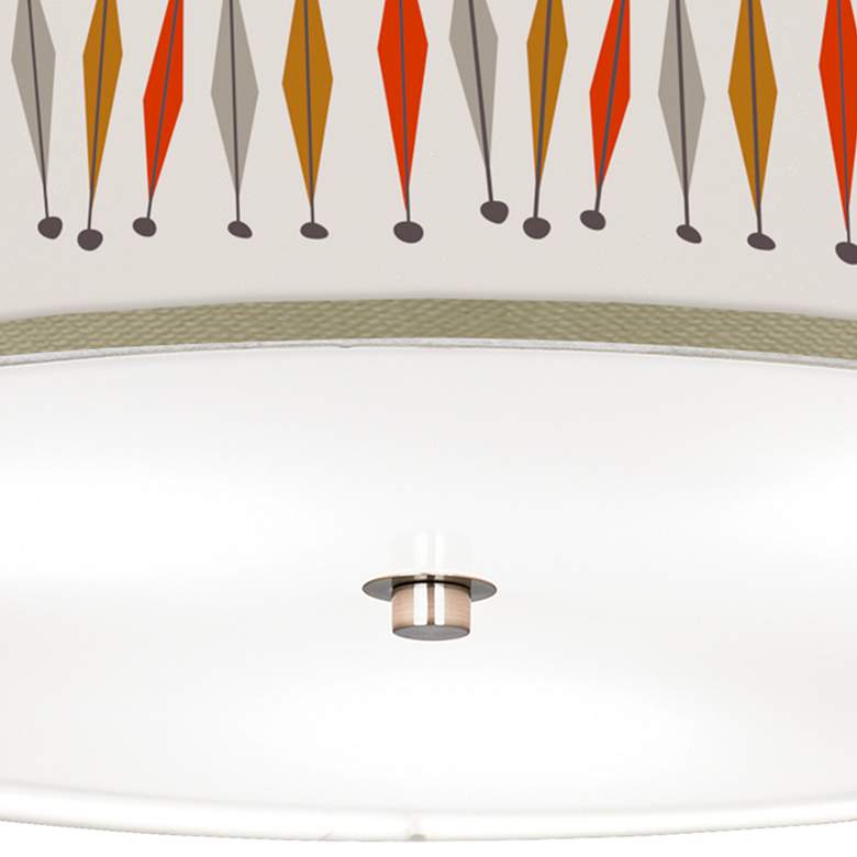 Image 3 Ragnar Liz  20 1/4" Wide Tremble Shade Pattern Modern Ceiling Light more views