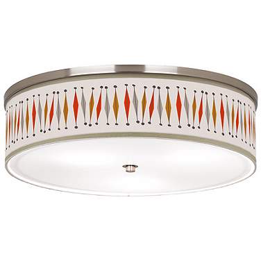 Ragnar Liz  20 1/4" Wide Tremble Shade Pattern Modern Ceiling Light