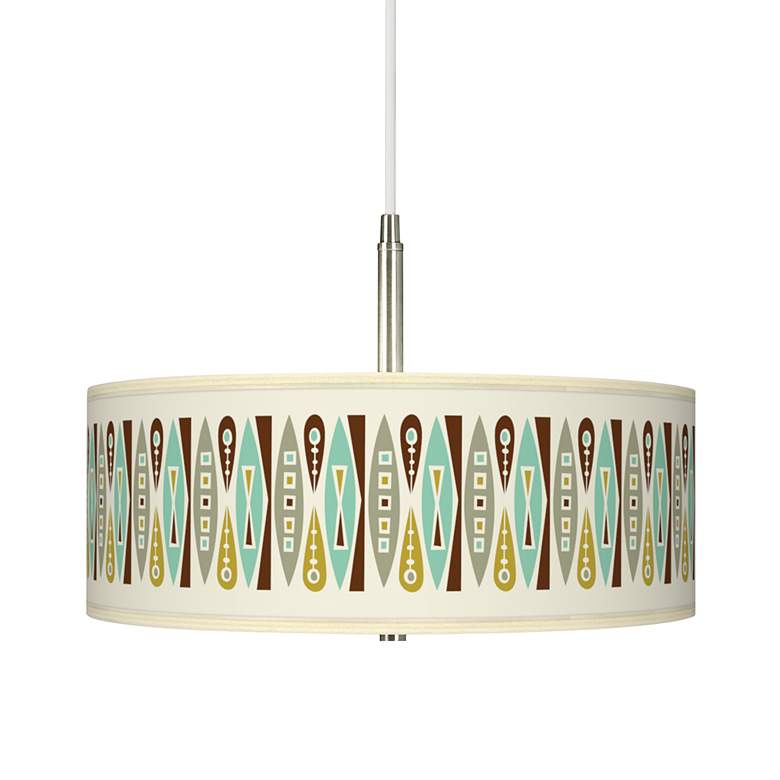 Image 1 Ragnar Vernaculis II 16 inch Wide Giclee Shade Modern Pendant Chandelier