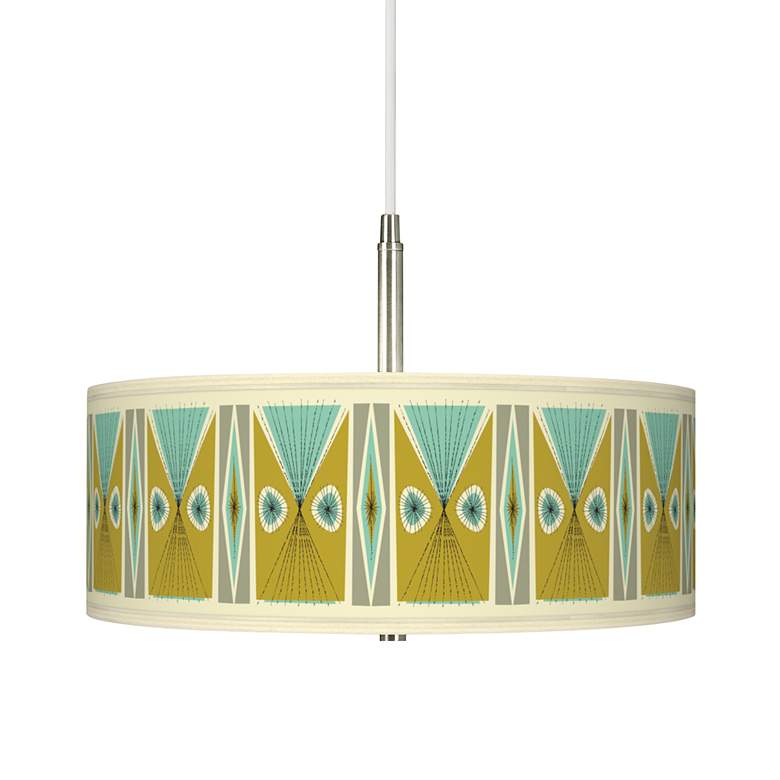 Image 1 Ragnar Vernaculis III 16" Wide Giclee Shade Modern Pendant Chandelier