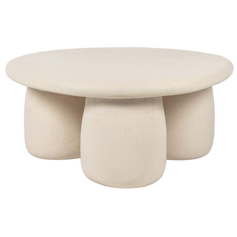 Image 1 Rahul Off-White Round Coffee Table