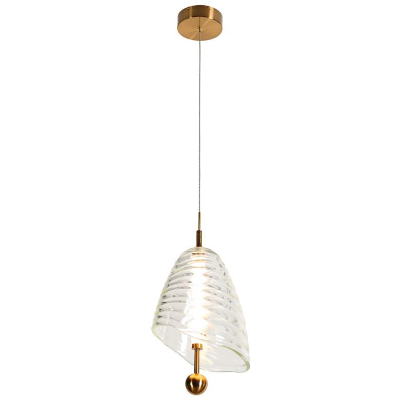 Image 1 Raibering 1-Light LED Resin Pendant Light