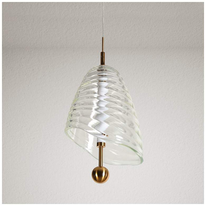 Image 3 Raibering 1-Light LED Resin Pendant Light more views