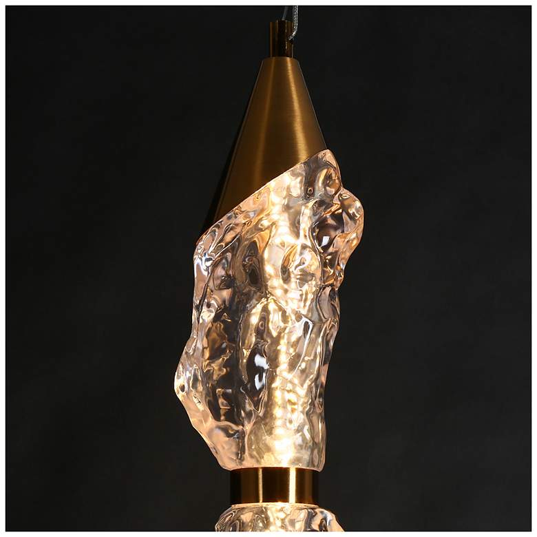 Image 5 Raibering 1-Light LED Resin Pendant Light more views
