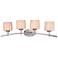 Raiden 32 1/2” Wide Brushed Nickel 4-Light Bath Light
