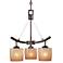 Raiden Collection Three Light 17" Wide Chandelier