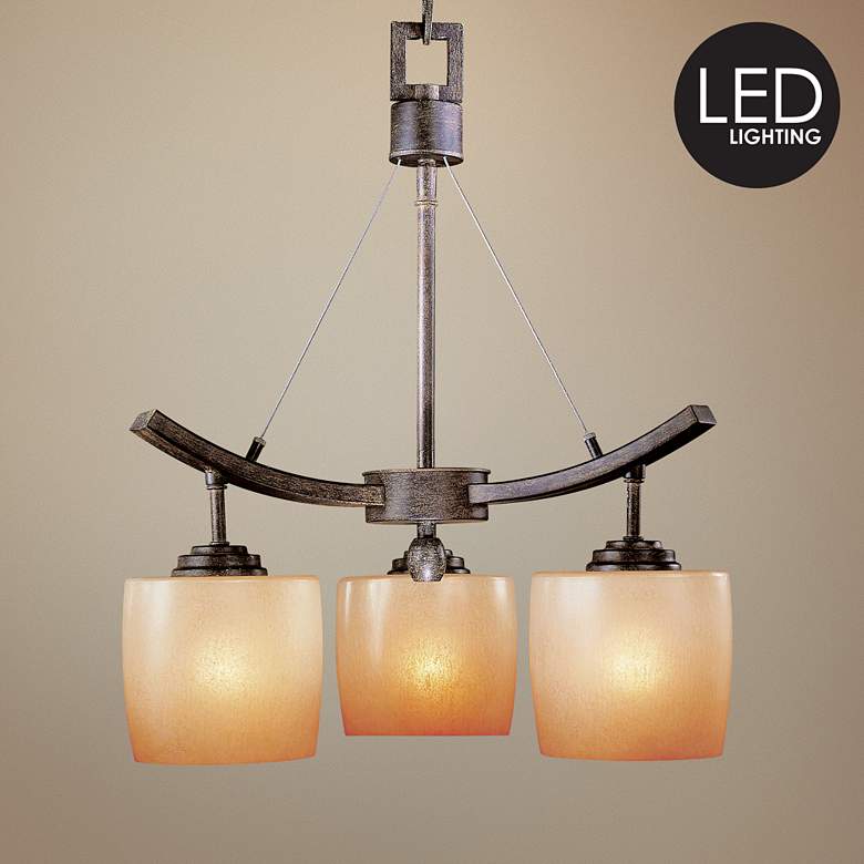 Image 1 Raiden Collection Three Light 17" Wide LED Chandelier