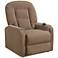 Raider Mocha 2-Motor Lie-Flat Recliner Full-Lift Chair