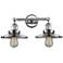 Railroad 2 Light 18" Tiltable LED Bath Light - Polished Chrome