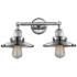 Railroad 2 Light 18" Tiltable LED Bath Light - Polished Chrome