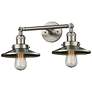 Railroad 2 Light 18" Tiltable LED Bath Light - Satin Nickel - Satin Ni