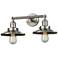Railroad 2 Light 18" Tiltable LED Bath Light - Satin Nickel - Satin Ni