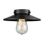5_Railroad 32" Wide Matte Black 3-Light LED Vanity Bath Light more views