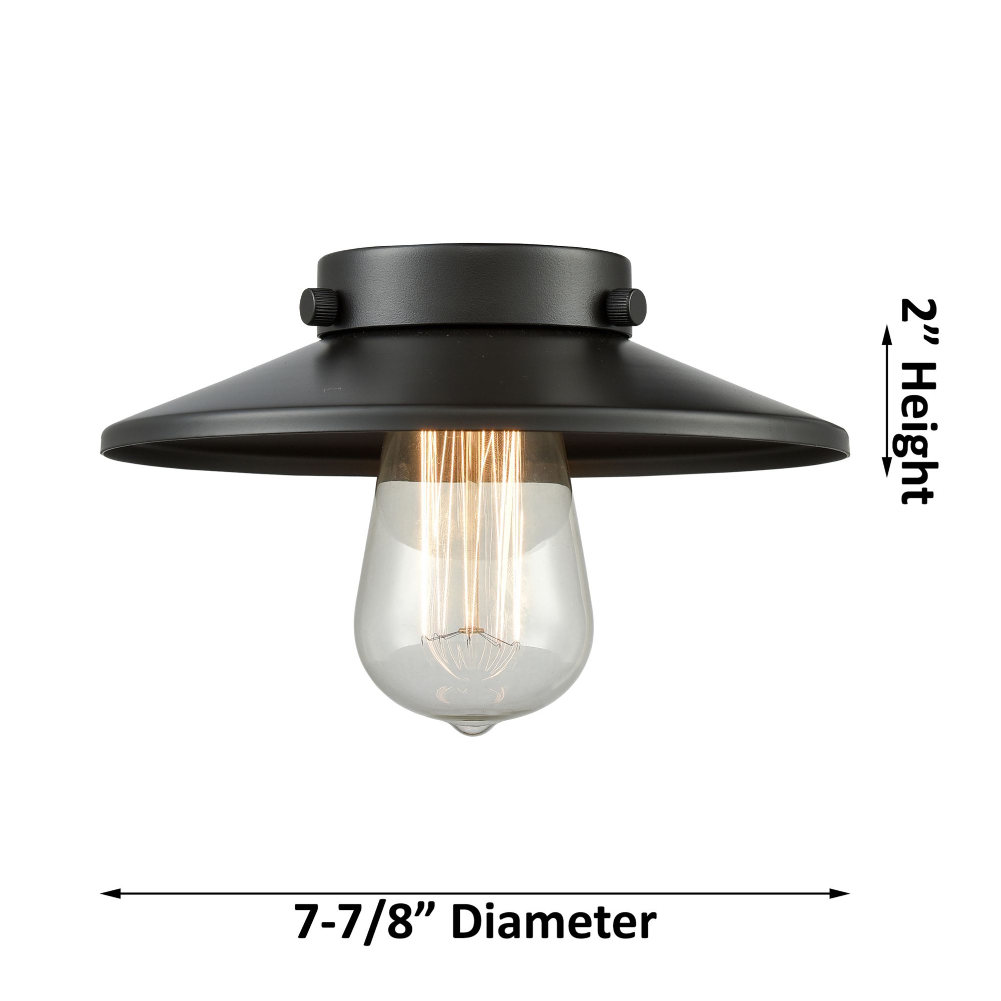 Image 5 Railroad 5" LED Sconce - Bronze Finish - Bronze Shade more views