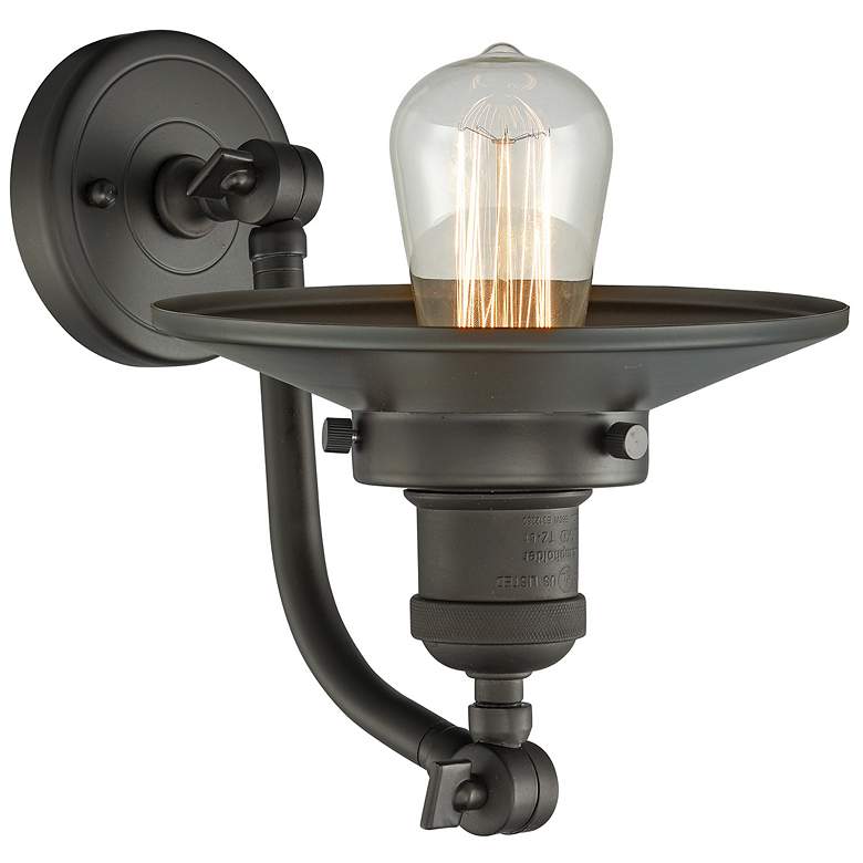 Image 2 Railroad 5" Oil Rubbed Bronze Sconce more views