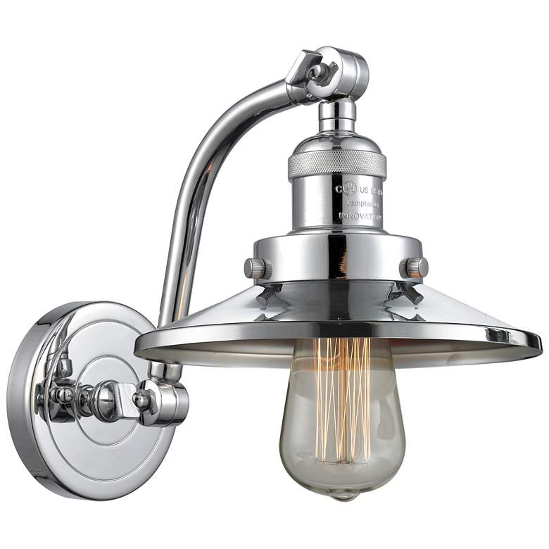 Image 1 Railroad 5" Polished Chrome Sconce