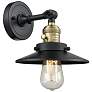 1_Railroad 8" High Black Antique Brass Wall Sconce