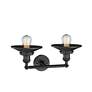 2_Railroad 8" High Matte Black 2-Light LED Wall Sconce more views