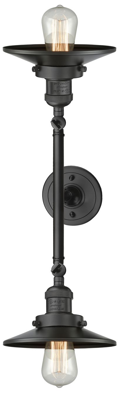 Image 3 Railroad 8" High Oil-Rubbed Bronze LED 2-Light Wall Sconce more views