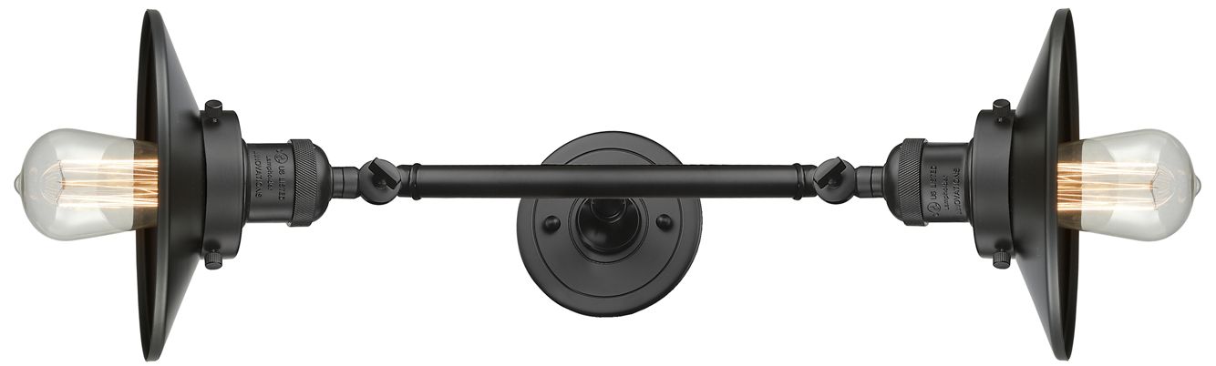 Image 4 Railroad 8" High Oil-Rubbed Bronze LED 2-Light Wall Sconce more views