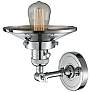 2_Railroad 8" High Polished Chrome Wall Sconce more views