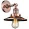 Railroad 8" LED Sconce - Copper Finish - Copper Shade