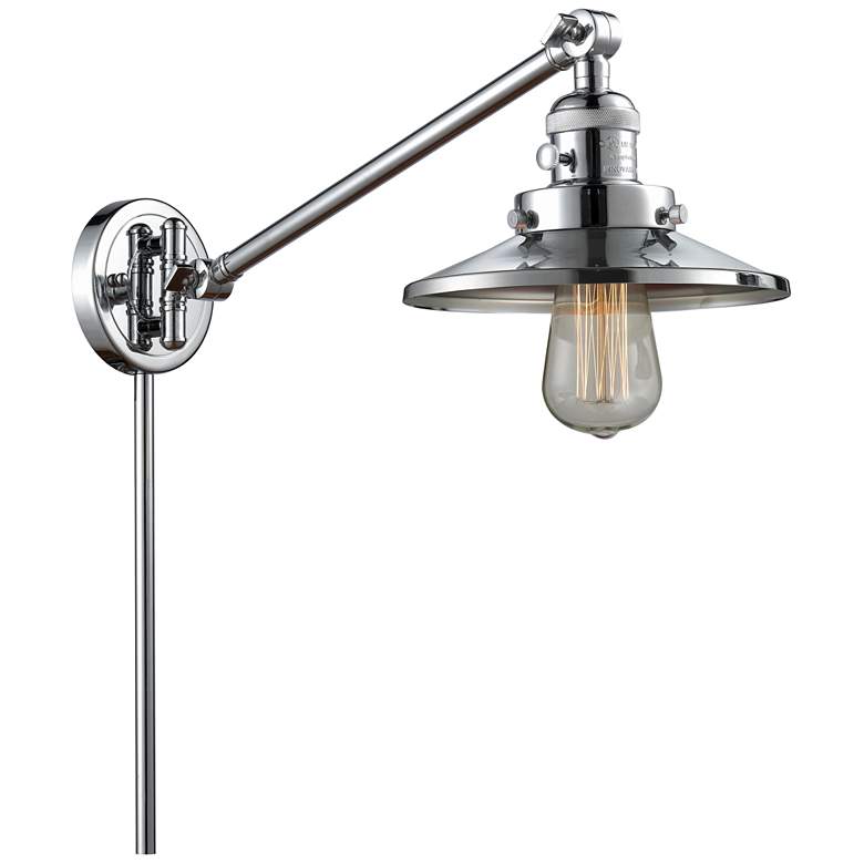 Image 1 Railroad 8" Polished Chrome Swing Arm