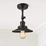 Railroad 8" Wide Oil-Rubbed Bronze Adjustable Ceiling Light