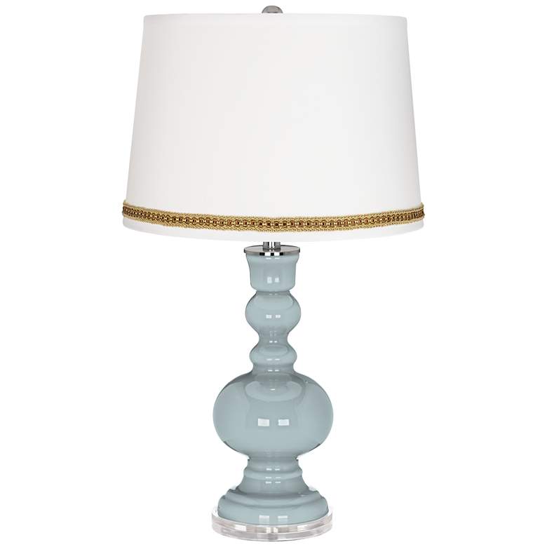 Image 1 Rain Apothecary Table Lamp with Braid Trim