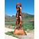 Rain chain 90" High Heavy Gauge Copper Outdoor Fountain