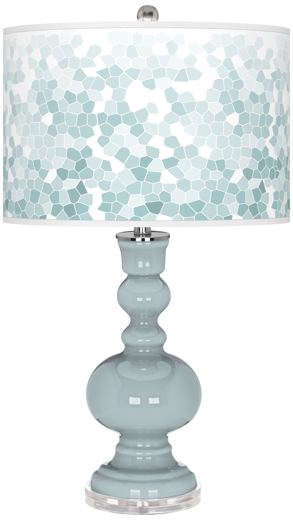 Image Rain Mosaic Giclee Apothecary Table Lamp