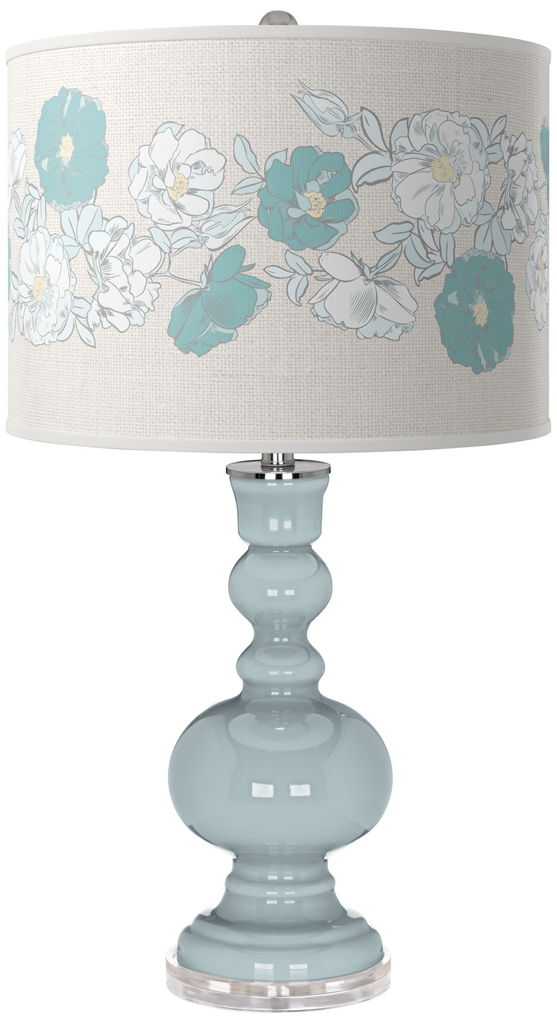 Image Rain Rose Bouquet Apothecary Table Lamp