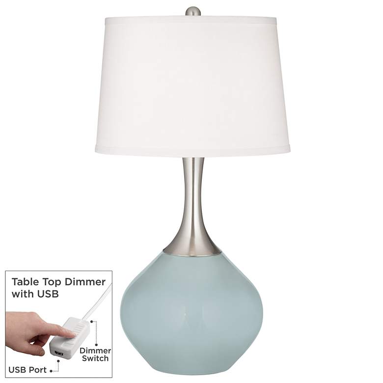 Image 1 Rain Spencer Table Lamp with Dimmer