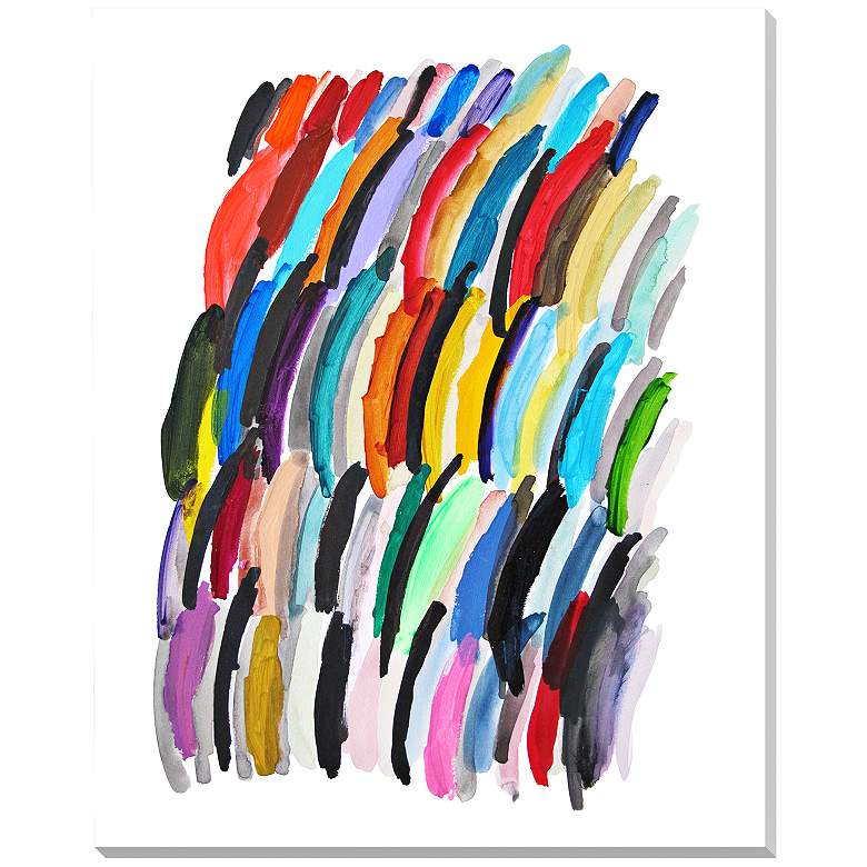 Image 1 Rainbow 14 inch x 18 inch Rectangular Canvas Wall Art