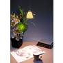 3_Rainbow 4 1/2"W Matte Chrome LED Mini Pendant w/ Smoky Glass more views