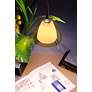 4_Rainbow 4 1/2"W Matte Chrome LED Mini Pendant w/ Smoky Glass more views
