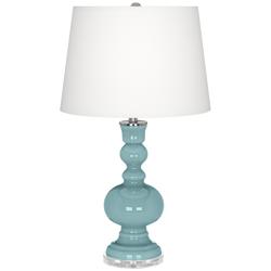 Raindrop Blue Color Plus Apothecary Table Lamp