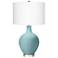 Raindrop Ovo Table Lamp With Dimmer