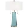 Raindrop Peggy Glass Table Lamp With Dimmer