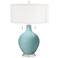 Raindrop Toby Table Lamp with Dimmer